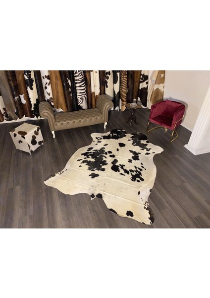 Hakiki Deri Dana Postu Siyah - Beyaz 200 x 225 - 0701000031 fiyatları