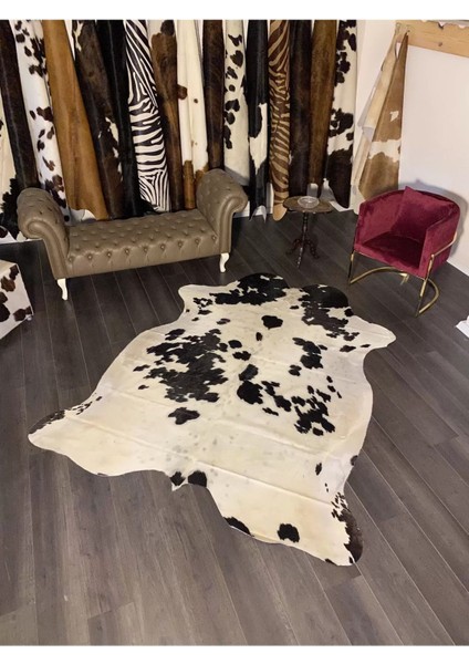 Hakiki Deri Dana Postu Siyah - Beyaz 200 x 225 - 0701000031 modelleri