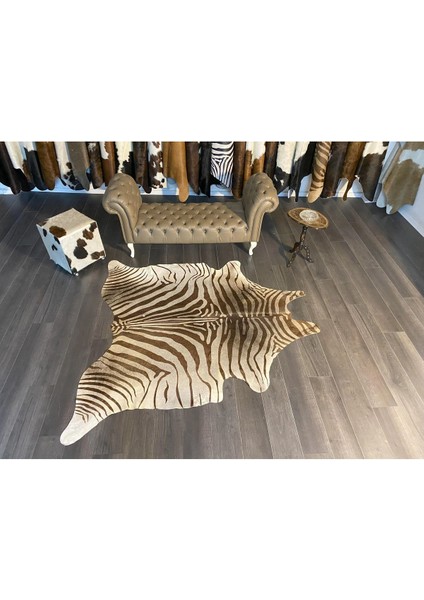 Hakiki Deri Dana Postu Kahve Zebra 195 x 215 - 1101000043 fiyatları