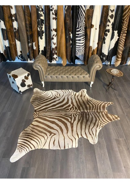 Hakiki Deri Dana Postu Kahve Zebra 195 x 215 - 1101000043 modelleri