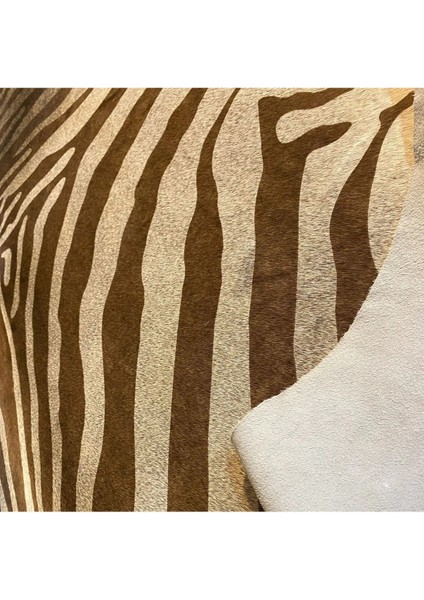 Hakiki Deri Dana Postu Kahve Zebra 195 x 215 - 1101000043 fırsatları