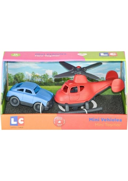 Nessiworld LC-30938 Let's Be Child - Minik Taşıtlar Araba-Helikopter
