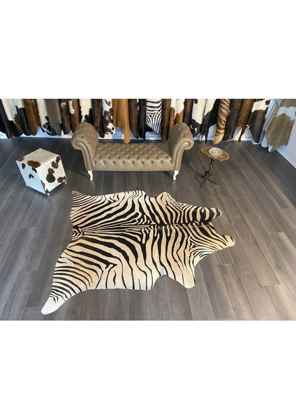 Hakiki Deri Dana Postu Kahve Zebra 180 x 215 - 1101000033 fiyatları