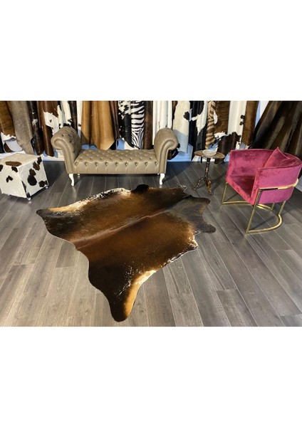 Hakiki Deri Dana Postu Mıx Kahve 185 x 205 - 1001000135