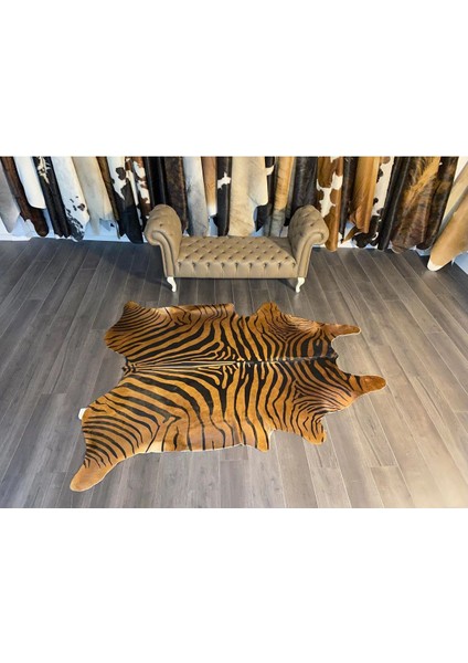 Hakiki Deri Dana Postu Kahve Zebra 190 x 230 - 1101000004 fiyatları