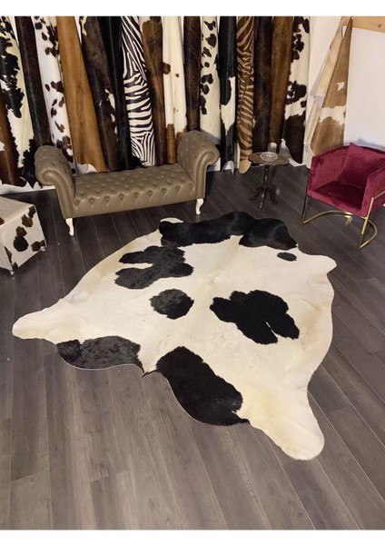 Hakiki Deri Dana Postu Siyah - Beyaz 200 x 235 - 0701000039 modelleri