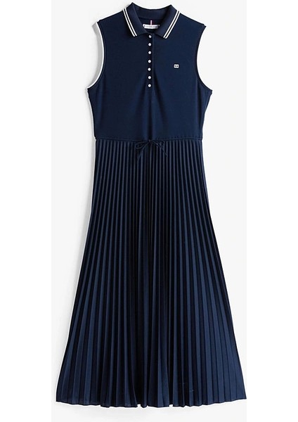 Sporty Pleated Polo Dress Ns fiyatları
