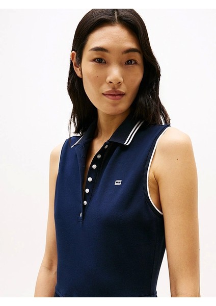 Sporty Pleated Polo Dress Ns fırsatları