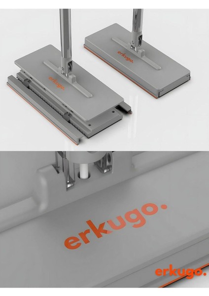20 Adet Yedek Bezli Mop Pratik One-Touch Temizlik Mopu 360° Dönebilen Kolay Tak Çıkar Minimal