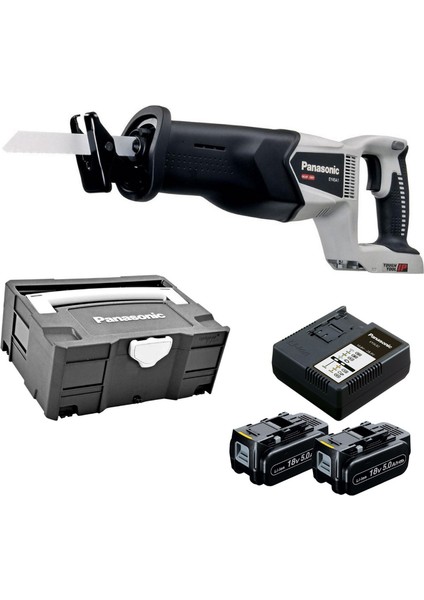 EY45A1LJ2G Akülü Tilki Kuyruğu Testere (18V-5.0Ah Pil Seti - Systainer Çanta)