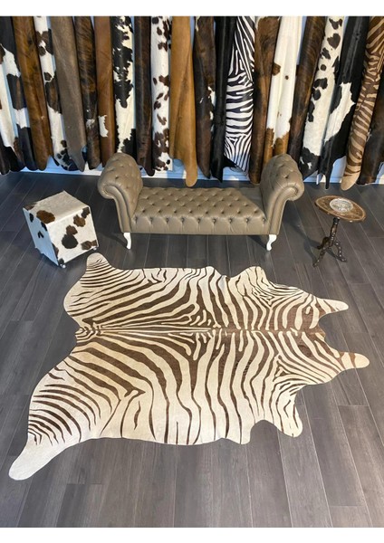Hakiki Deri Dana Postu Kahve Zebra 200 x 225 - 1101000042 modelleri