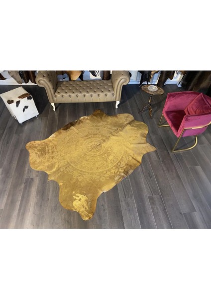 Hakiki Deri Dana Postu Lazerli-Varaklı 170 x 210 - 1401000018 fiyatları