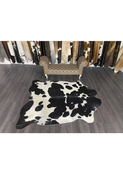 Hakiki Deri Dana Postu Siyah - Beyaz 195 x 255 - 0701000009 fiyatları