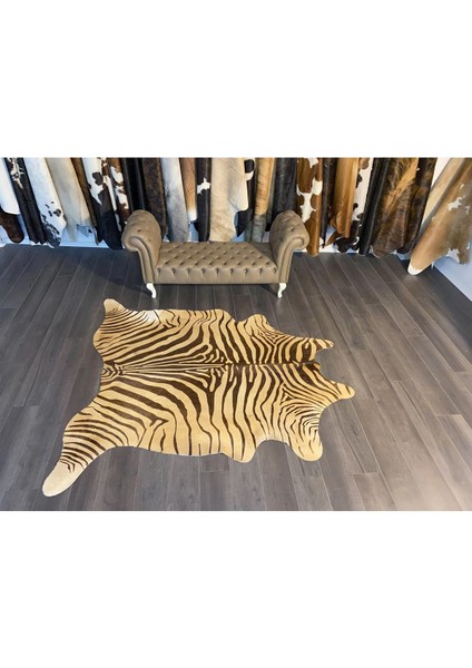 Hakiki Deri Dana Postu Kahve Zebra 200 x 225 - 1101000013 fiyatları