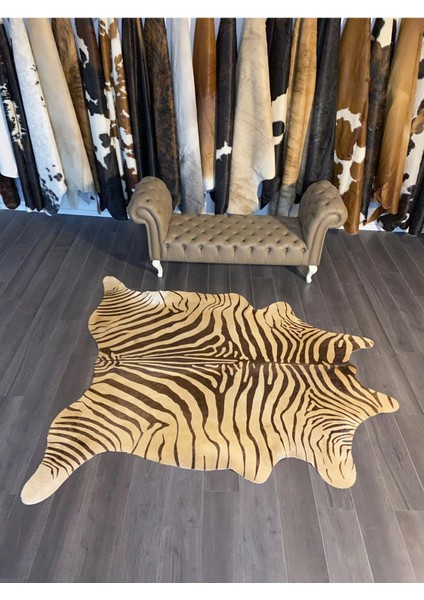 Hakiki Deri Dana Postu Kahve Zebra 200 x 225 - 1101000013 modelleri