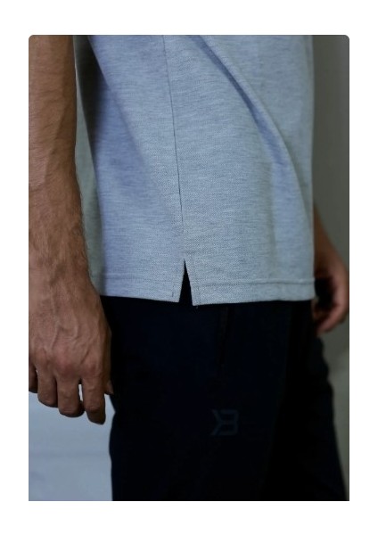 Erkek Pamuk Polo Yaka Büyük Beden Düz Battal T- Shirt fiyatları