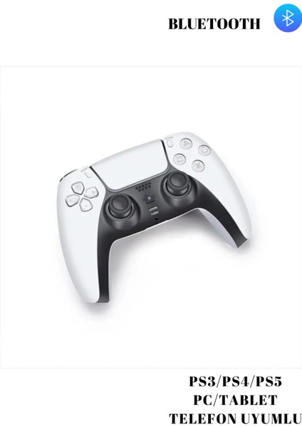 T28 Bluetooth Oyun Kolu Ps4 Ps5(Ps4 Oyunları) ve Pc Uyumlu Wireless Kablosuz Joystick