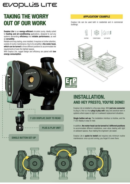 Evoplus Lite 120/250-F40 Fre. Kon. Pompa - DN40