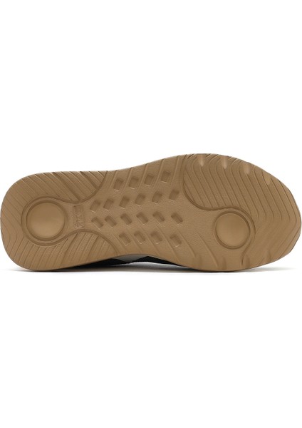 Erkek Haki Bağcıklı Kalın Tabanlı Deri Sneaker 25SFD795014