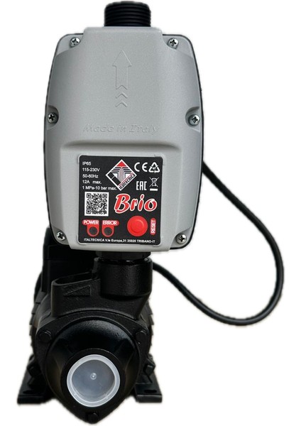 QB60 Italyan Brio Hidromatlı Hidrofor - 0,5 Hp - 2kat/2daire - Impo Pompalı modelleri