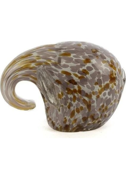 Lila Bej Fil Cam Dekor Obje 15X9 cm