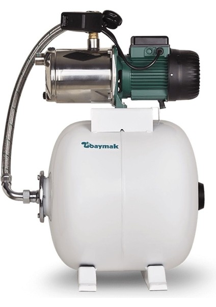 Euroinox 50/50 M Sessiz Hidrofor - 50 Litre - 8 Kat / 8 Daire