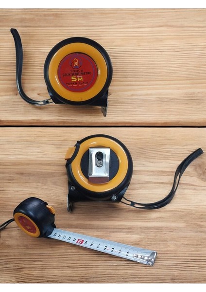 Şerit Metre 5 Metre Uzunluk x 25 mm Çapı (Stop) Özellikli