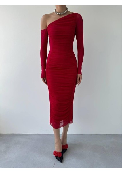 Üçaymoda Mila Tül Elbise