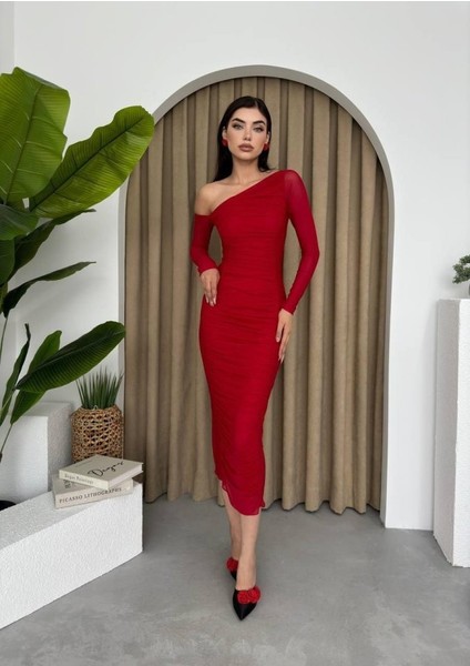 Üçaymoda Mila Tül Elbise