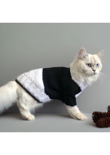 Kedi ve Köpek Için Siyah Beyaz Taraftar Kazak fırsatları