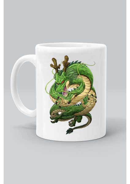 Shenron Dragon Balla Z Anime Karakter Baskılı Beyaz Kupa Bardak