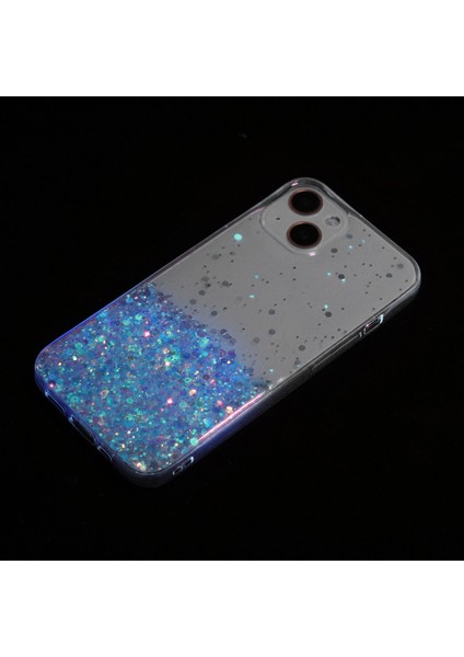 iPhone 13 Için 6.1 Inç Cep Telefonu Kılıfları Epoksi Tpu Glitter Sparkle Aydınlık Telefon Kapağı-Mor (Yurt Dışından) indirimleri