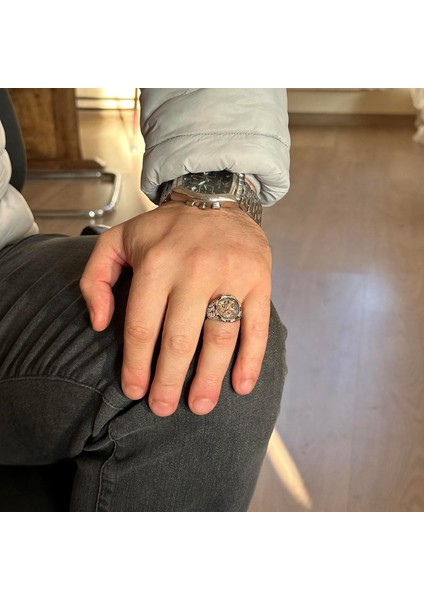 Kurt Başlı Yüzük, Erkekler Için Kurt Yüzüğü, Vahşi Kurt, 925 Ayar Saf Gümüş Yüzük fiyatları