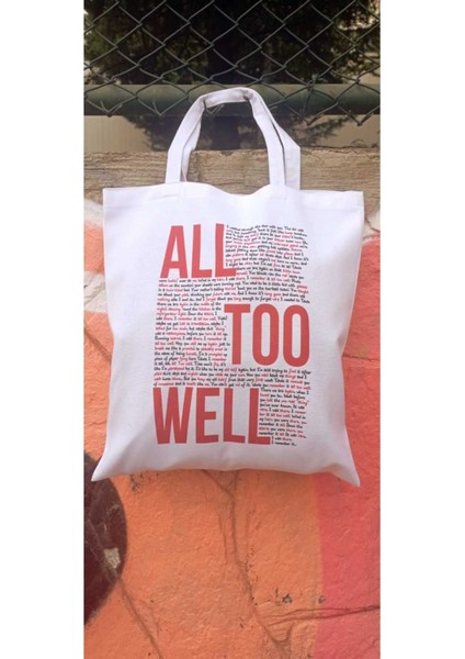 Taylor Swift All Too Well Suya Dayanıklı Kalın Tote Bag Bez Çanta fiyatları