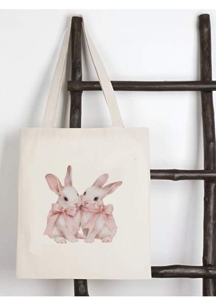 Y2k Bows Coquette Pinterest Kurdeleler Retro Unisex Bez Çanta Tote Bag