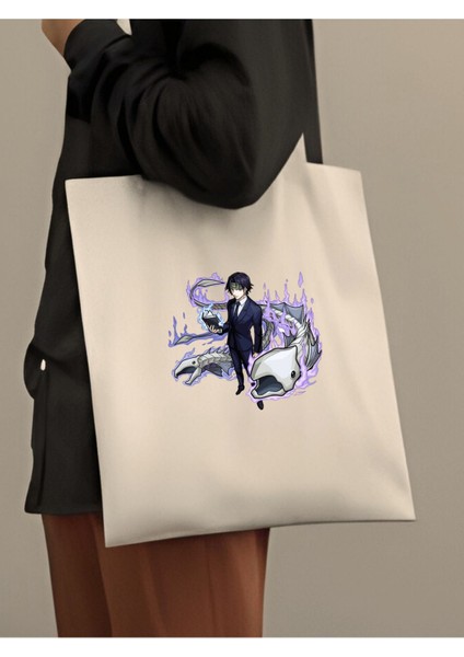 Chrollo Lucifer Hunter X Anime Tasarım Tote Bag, Kalın, Bez Çanta, Omuz Çanta, Manga Anime Çanta fiyatları