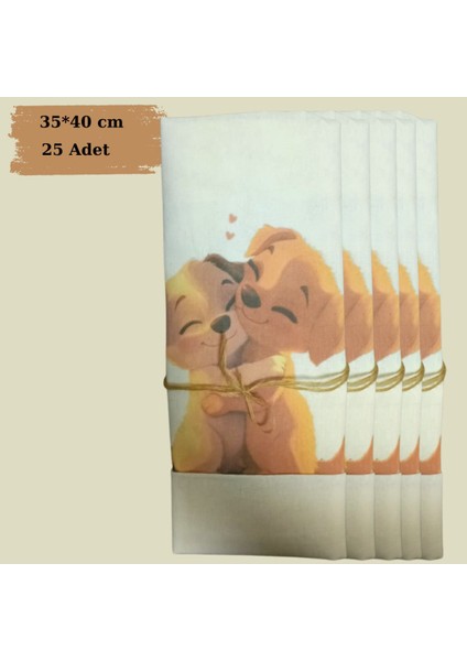 Çift Köpek Tasarım Özel Gün Doğum Günü Hediyelik, Nikah Düğün Nişan Hediyelik Bez Çanta 25 Adet fiyatları