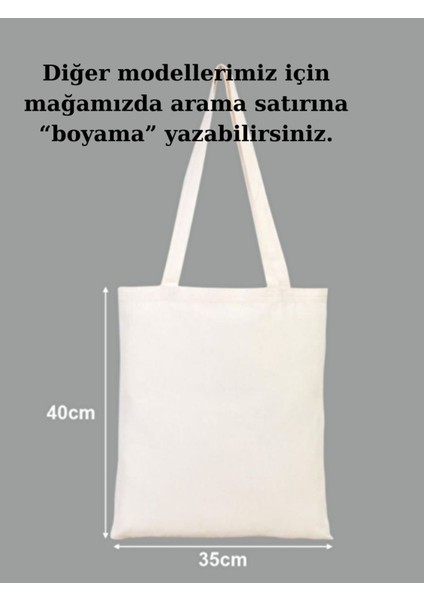 Canım Annem, Kedili Anneler Günü Çocuk Boyama Çantası, Anaokulu Boyama Bez Çanta Tote Bag