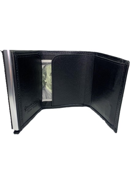 Self Leather Mekanizmalı Kartlık Cüzdan Hakiki Deri fiyatları