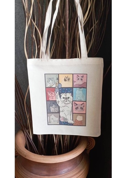 Taylor Swift Karma Kedi Tote Bag Bez Çanta fırsatları