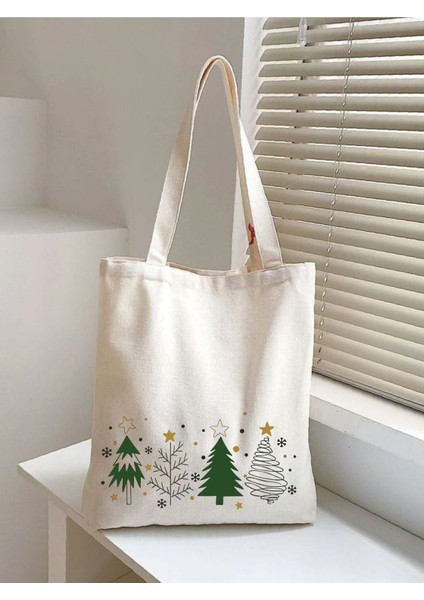 Ağaç Tasarım Kalın Tote Bag Bez Çanta, Pinterest Çanta, Kitap Çantası, Shopper Omuz Çantası fiyatları