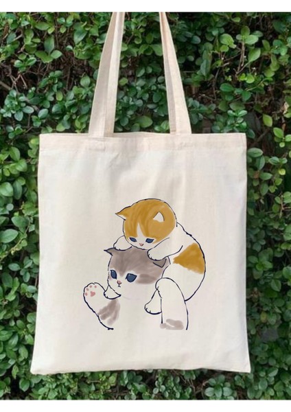 Kediler Cute Pinterest Tote Bag Bez Çanta modelleri