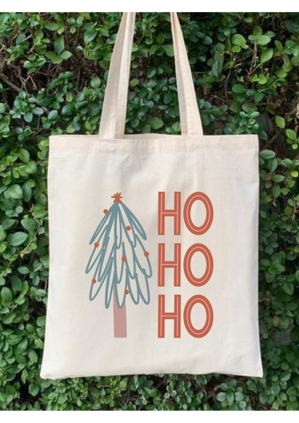 Yılbaşı Hediyesi Christmas Yeniyıl Temalı Bez Çanta Tote Bag