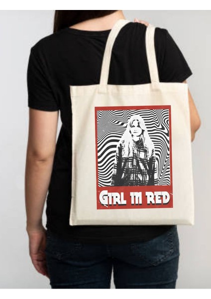 Girl In Red Tote Bag Bez Çanta fiyatları