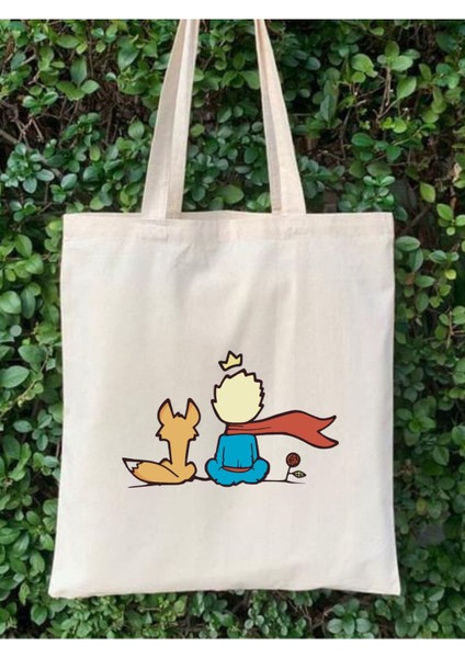 Le Petit Prince Küçük Prens Tasarımlı Pinterest Tote Bag Bez Çanta