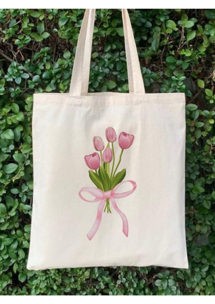 Y2k Bows Coquette Pinterest Kurdeleler Bez Çanta Tote Bag, Pinterest Çanta