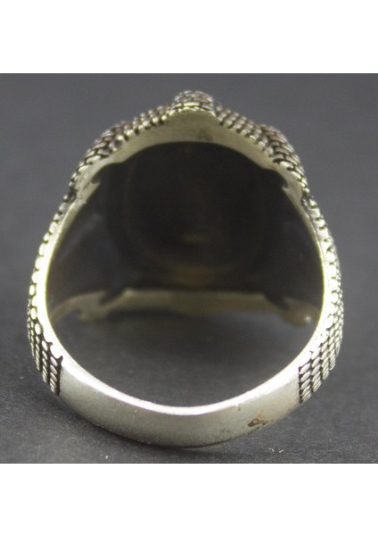 Sterling Gümüş Erkek Yüzük, El Yapımı Islami Hat Yazısı Yüzük, Islam Inanışı Takısı indirimleri