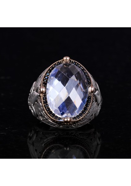 925 Ayar Gümüş Yüzükler ile Premium Üretilmiş Taşlar (Kristal Üretilmiş Taş) fiyatları