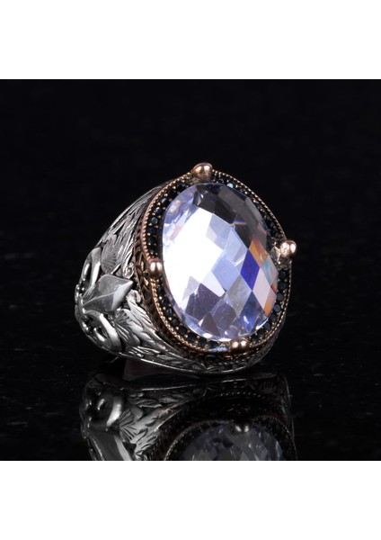 925 Ayar Gümüş Yüzükler ile Premium Üretilmiş Taşlar (Kristal Üretilmiş Taş) modelleri