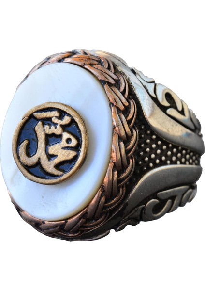 Islami Yüzük - Mohammed Yüzüğü - Gümüş Erkek Yüzüğü